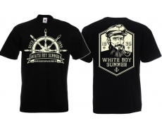 T-Hemd - White Boy Summer - Kriegsmarine - Motiv 2 - schwarz/beige T-Hemd - White Boy Summer - Kriegsmarine - Motiv 2 - schwarz/beige