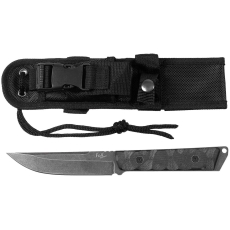 Messer - Kämpfer - schwarz - G10-Griff Scheide (131) Messer - Kämpfer - schwarz - G10-Griff Scheide (131)