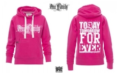 Frauen - Kapuzenpullover - One Family - fuchsia Frauen - Kapuzenpullover - One Family - fuchsia