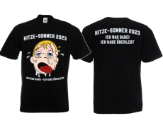 T-Hemd - Hitzesommer 2023 - Ich habe überlebt - schwarz T-Hemd - Hitzesommer 2023 - Ich habe überlebt - schwarz