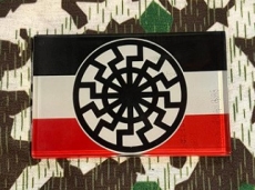 Magnet - Glas - Schwarze Sonne - schwarz/weiß/rot Magnet - Glas - Schwarze Sonne - schwarz/weiß/rot
