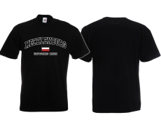 T-Hemd - College Stil Deutsches Reich - Mecklenburg T-Hemd - College Stil Deutsches Reich - Mecklenburg