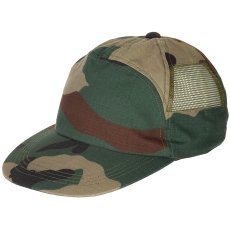 Cap - MFH - woodland - mit Netzeinsatz Cap - MFH - woodland - mit Netzeinsatz