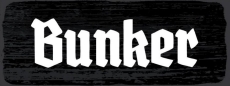 Holzschild - 27x10cm - Bunker - schwarz/weiß Holzschild - 27x10cm - Bunker - schwarz/weiß