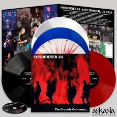 Condemned 84 - The Crusade Continues... LP+DVD - schwarz Condemned 84 - The Crusade Continues... LP+DVD - schwarz