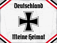 Blechschild - 12x18cm - Deutschland meine Heimat - Motiv 5 Blechschild - 12x18cm - Deutschland meine Heimat - Motiv 5
