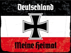 Blechschild - 30x40cm - Deutschland meine Heimat - Motiv 2 Blechschild - 30x40cm - Deutschland meine Heimat - Motiv 2