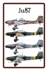 Blechschild - 30x40cm - Junkers Ju87 Blechschild - 30x40cm - Junkers Ju87