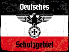 Blechschild - 30x40cm - Deutsches Schutzgebiet - Motiv 4 Blechschild - 30x40cm - Deutsches Schutzgebiet - Motiv 4