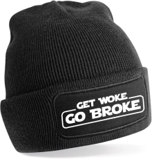 Mütze - BD - Get Woke Go Broke - schwarz/weiß Mütze - BD - Get Woke Go Broke - schwarz/weiß