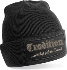 Mütze - BD - Tradition schlägt jeden Trend - schwarz Mütze - BD - Tradition schlägt jeden Trend - schwarz