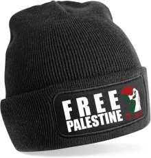 Mütze - BD - Free Palestine - schwarz Mütze - BD - Free Palestine - schwarz
