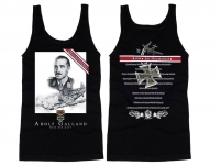 Muskelshirt/Tank Top - Helden für Deutschland - Adolf Galland - schwarz Muskelshirt/Tank Top - Helden für Deutschland - Adolf Galland - schwarz