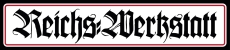 Blechschild - 10x45cm - Reichs - Werkstatt Blechschild - 10x45cm - Reichs - Werkstatt