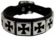 Armband - Eisernes Kreuz - 2 - Leder Armband - Eisernes Kreuz - 2 - Leder