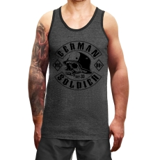Muskelshirt/Tank Top - Used Look - German Soldier - heather charcoal +++RAUSVERKAUF+++ Muskelshirt/Tank Top - Used Look - German Soldier - heather charcoal +++RAUSVERKAUF+++