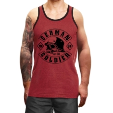 Muskelshirt/Tank Top - Used Look - German Soldier - heather rot +++RAUSVERKAUF+++ Muskelshirt/Tank Top - Used Look - German Soldier - heather rot +++RAUSVERKAUF+++