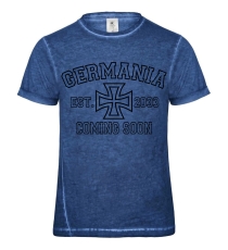 T-Hemd - Used Look - Germania 2033 - blau/schwarz +++RAUSVERKAUF+++ T-Hemd - Used Look - Germania 2033 - blau/schwarz +++RAUSVERKAUF+++