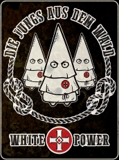 Blechschild - 12x18cm - KKK - Die Jungs aus dem Wald Blechschild - 12x18cm - KKK - Die Jungs aus dem Wald