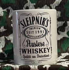 Tasse - Sleipnir - Du trinkst ein Bier, ich einen Whiskey - weiss Tasse - Sleipnir - Du trinkst ein Bier, ich einen Whiskey - weiss
