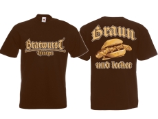 Frauen T-Shirt - Bratwurst Thüringen - Braun und Lecker - braun Frauen T-Shirt - Bratwurst Thüringen - Braun und Lecker - braun