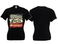 Frauen T-Shirt - White Girls Summer - vintage Frauen T-Shirt - White Girls Summer - vintage