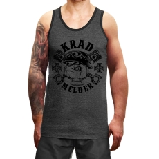 Muskelshirt/Tank Top - Used Look - German Solider - heather blau +++RAUSVERKAUF+++ Muskelshirt/Tank Top - Used Look - German Solider - heather blau +++RAUSVERKAUF+++