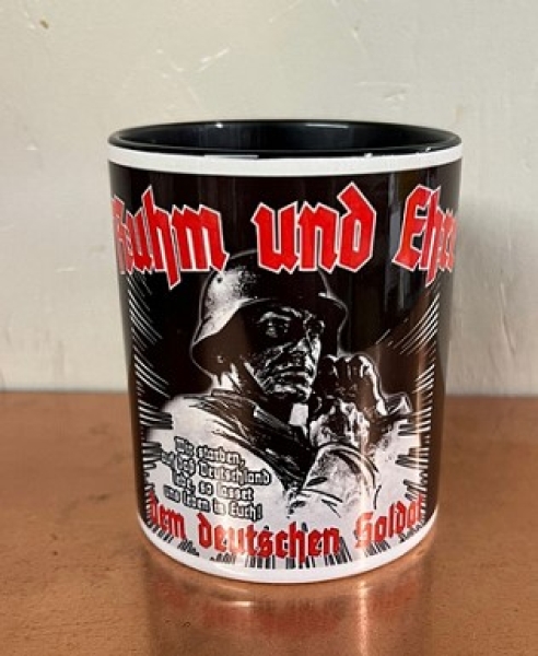 Tasse - schwarz - Ruhm und Ehre Tasse - schwarz - Ruhm und Ehre