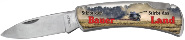Taschenmesser - Stirbt der Bauer - stirbt das Land Taschenmesser - Stirbt der Bauer - stirbt das Land