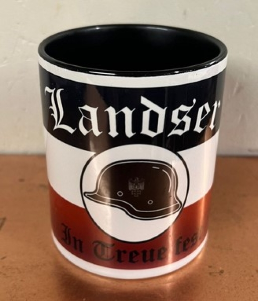Tasse - schwarz - Landser - In treue Fest Tasse - schwarz - Landser - In treue Fest