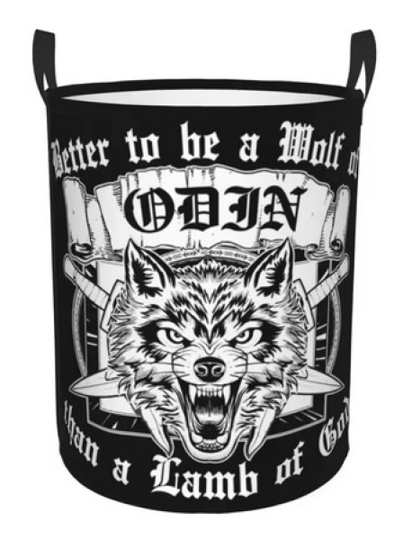 Wäschekorb - faltbar - Wolf of Odin Wäschekorb - faltbar - Wolf of Odin