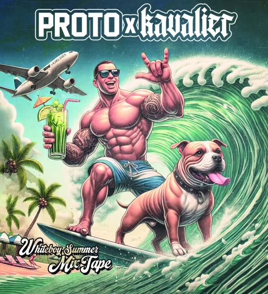 Proto x Kavalier - White Boy Summer Mixtape CD Proto x Kavalier - White Boy Summer Mixtape CD