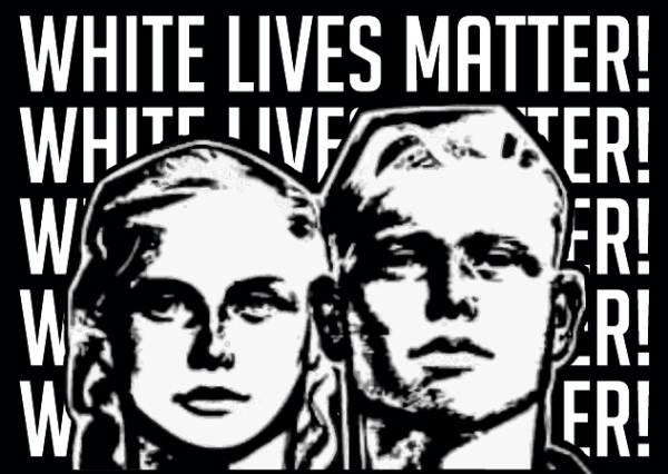 White Lives Matter - Motiv 2 - Aufkleber Paket 50 Stück White Lives Matter - Motiv 2 - Aufkleber Paket 50 Stück