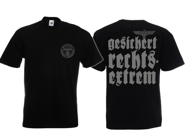 Frauen T-Shirt - Gesichert Rechtsextrem - Motiv 2 Frauen T-Shirt - Gesichert Rechtsextrem - Motiv 2