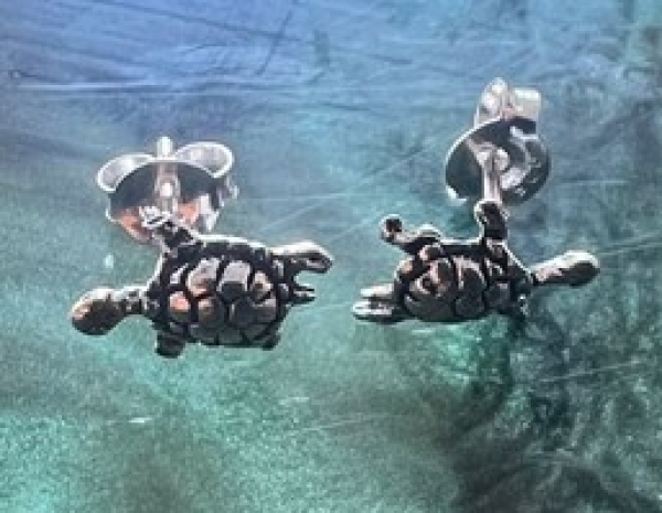 Ohrstecker - Schildkröte - 925 Silber - 1 Paar Ohrstecker - Schildkröte - 925 Silber - 1 Paar