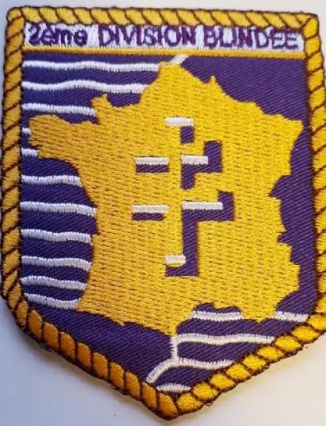 Aufnäher - Französische Armee 2eme Division Blindee / 2. Panzerdivision +++EINZELSTÜCK+++