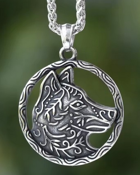 Halskette - keltischer Wolf - AEP Halskette - keltischer Wolf - AEP