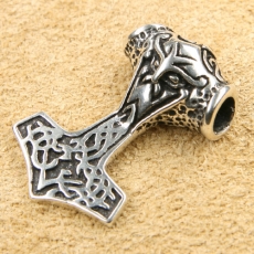 Silber Kettenanhänger - Thors Hammer - 925 Silber Silber Kettenanhänger - Thors Hammer - 925 Silber