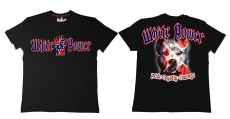 Premium Shirt - White Power - Dog Face - Südstaaten schwarz Premium Shirt - White Power - Dog Face - Südstaaten schwarz