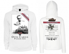 Frauen - Kapuzenpullover - Helden für Deutschland - Otto Carius - weiß Frauen - Kapuzenpullover - Helden für Deutschland - Otto Carius - weiß