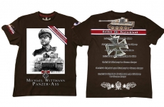 Premium Shirt - Helden für Deutschland - Michael Wittmann - braun Premium Shirt - Helden für Deutschland - Michael Wittmann - braun