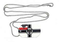 Halskette - Dogtag - Reichskriegsflagge Halskette - Dogtag - Reichskriegsflagge