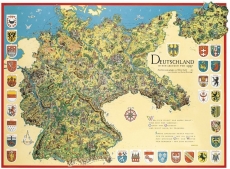 Bildwandkarte - Deutschland in den Grenzen von 1937 Bildwandkarte - Deutschland in den Grenzen von 1937
