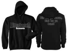 Frauen - Kapuzenpullover - Ultrabraun - weiß Frauen - Kapuzenpullover - Ultrabraun - weiß