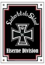 Emailleschild - Eiserne Division Emailleschild - Eiserne Division