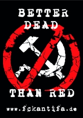 Better dead than red - Aufkleber Paket 10 Stück Better dead than red - Aufkleber Paket 10 Stück