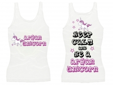 Frauen Top - Aryan Unicorn - Motiv1 - weiß Frauen Top - Aryan Unicorn - Motiv1 - weiß