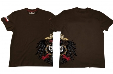 Premium Shirt - alter Reichsadler - Motiv2 - braun Premium Shirt - alter Reichsadler - Motiv2 - braun