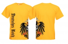 T-Hemd - alter Reichsadler - Deutsches Reich - gelb T-Hemd - alter Reichsadler - Deutsches Reich - gelb