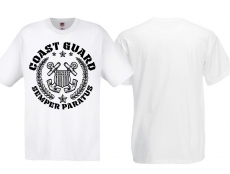 T-Hemd - Coastguard - weiß - Motiv2 T-Hemd - Coastguard - weiß - Motiv2